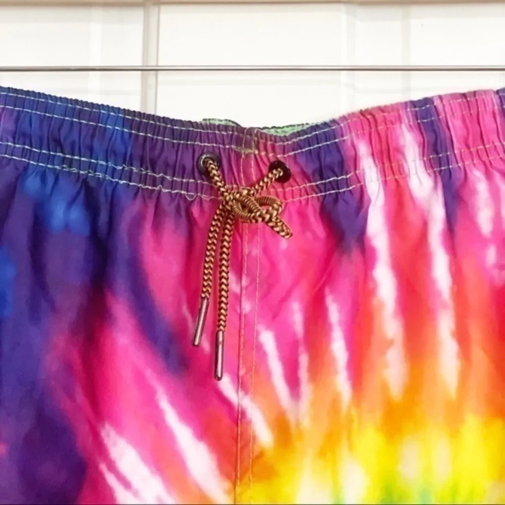 Broken Threads Tie Dye Swim Shorts